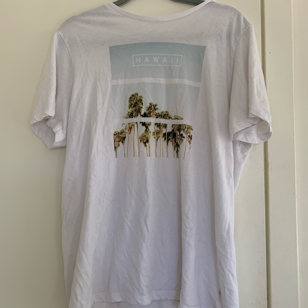 oversized hawaii graphic tee